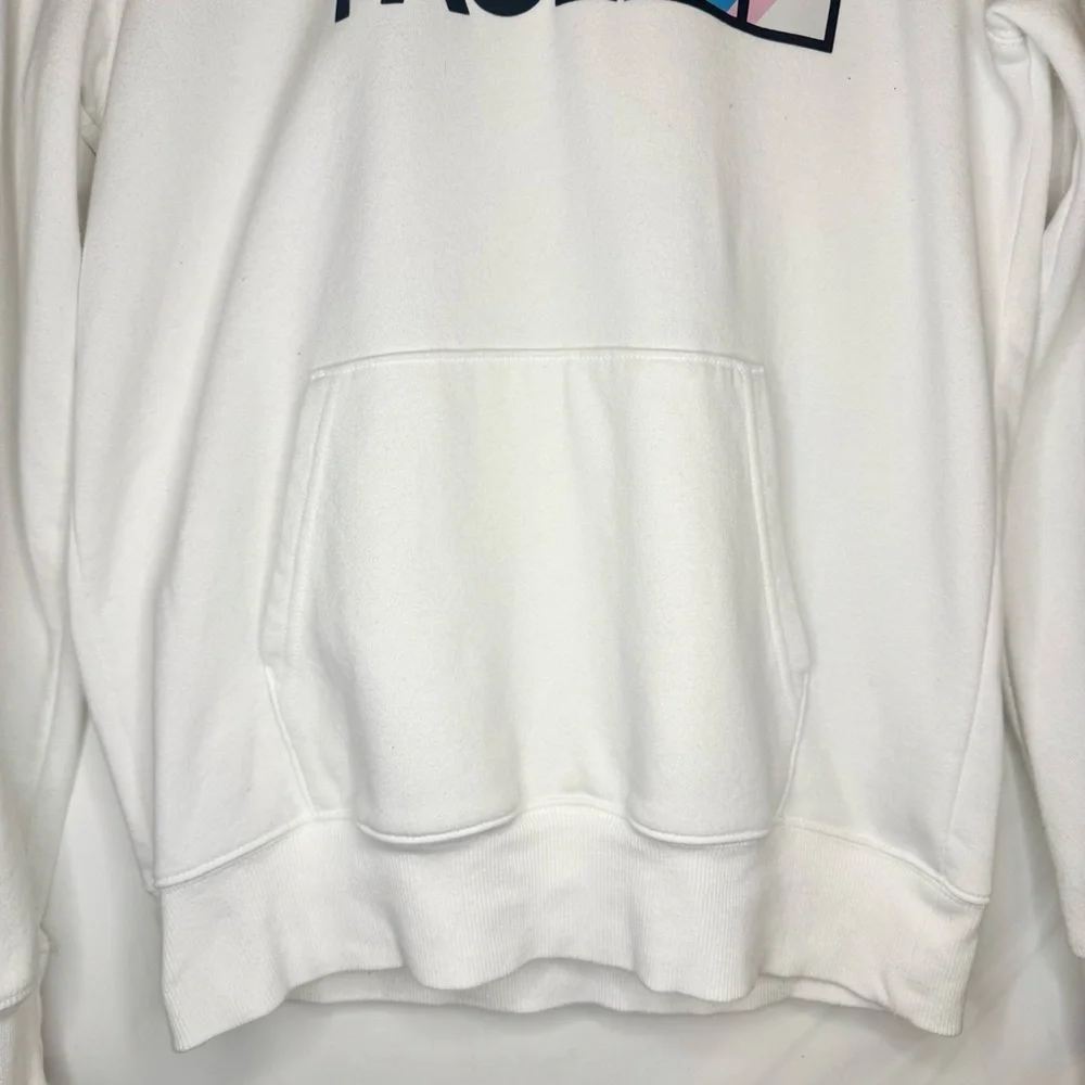 The North Face Pride Hoodie White with Rainbow Logo Size Small - Picture 5 of 8